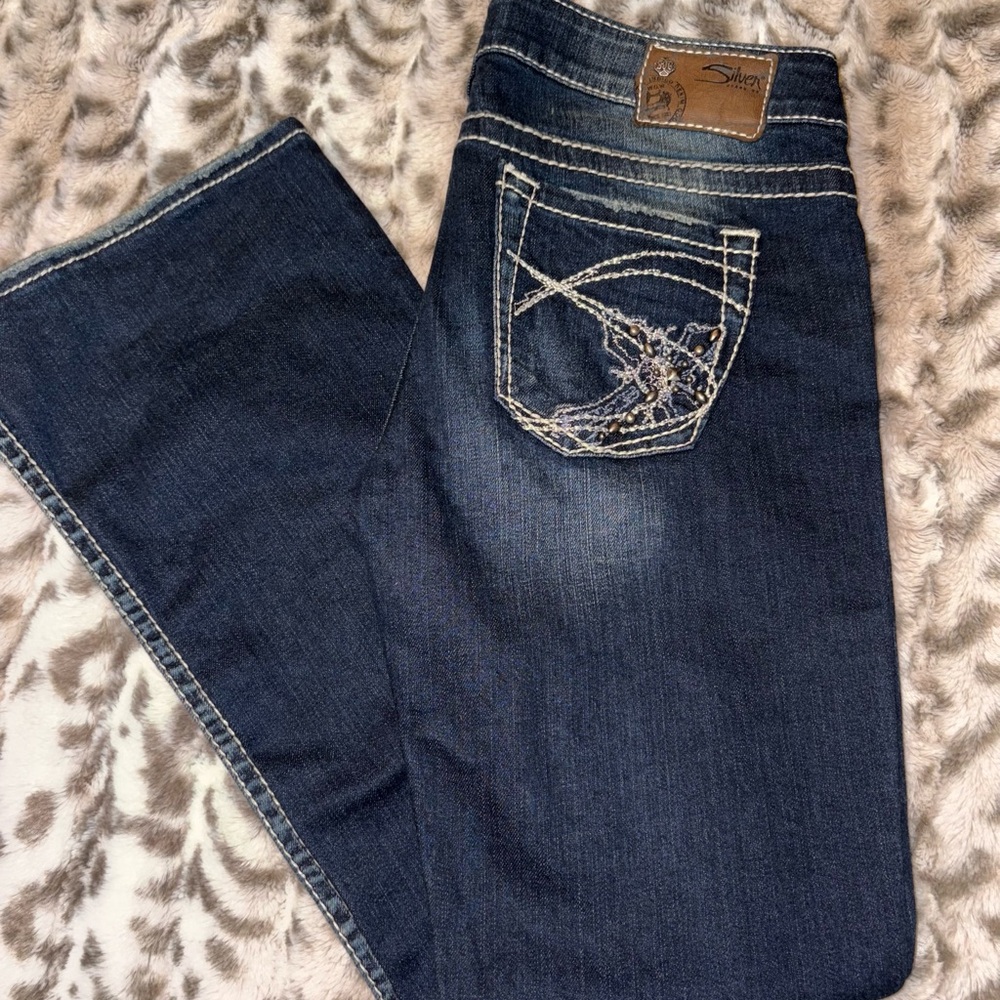 Silver Jeans Company Dark Blue Boot Cut Women's Jeans